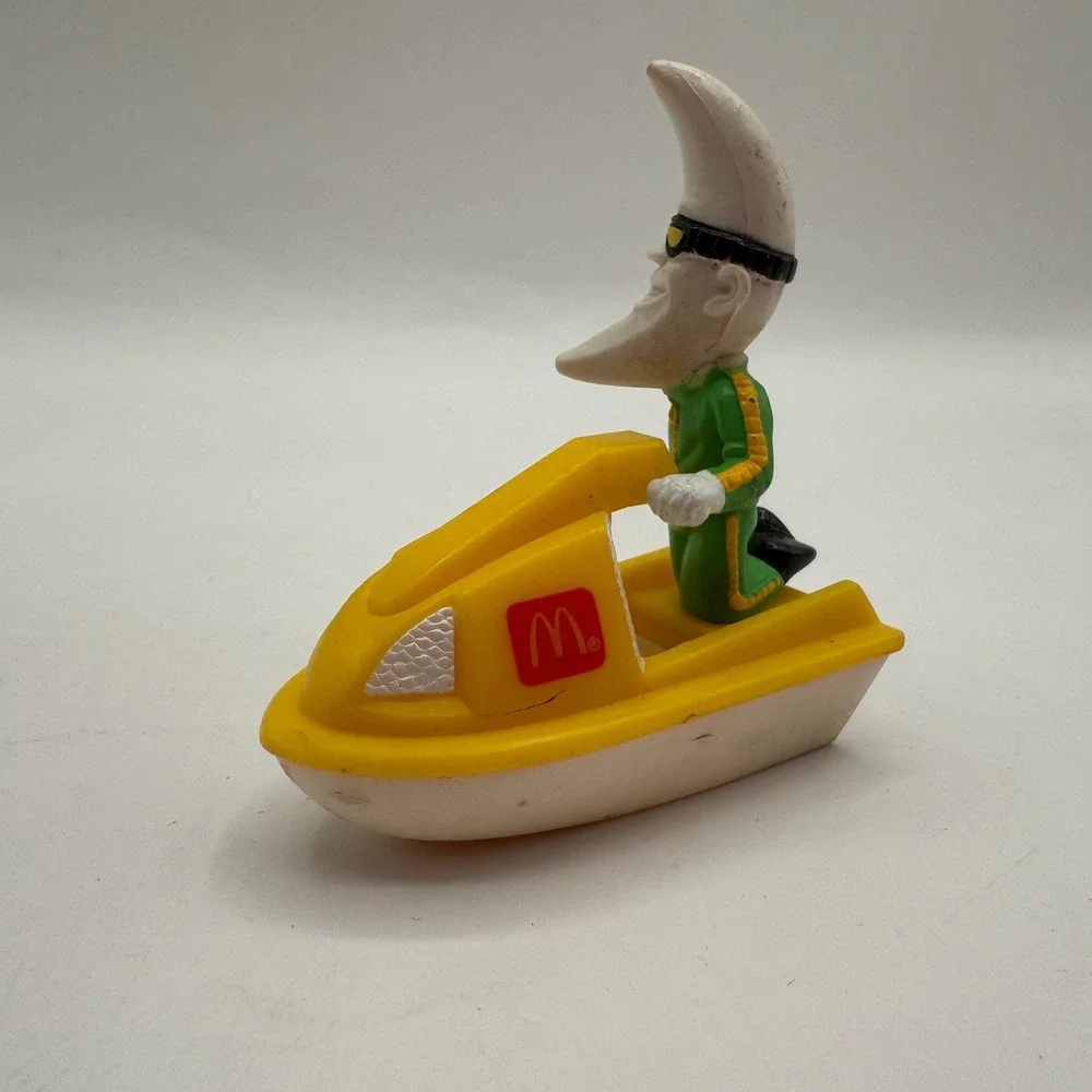 McDonalds Mac Tonight Happy Meal Toy Lot Kids Vintage 1988 Plane Jeep Jet Ski‎